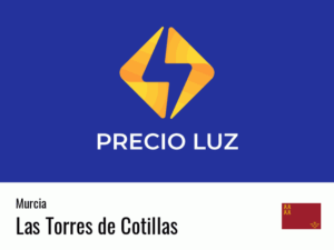 Precio luz hoy horas Las Torres de Cotillas