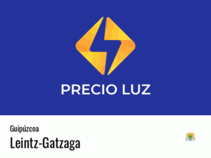 Precio luz hoy horas Leintz-Gatzaga