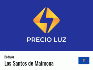 Precio luz hoy horas Los Santos de Maimona