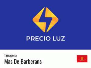 Precio luz hoy horas Mas De Barberans