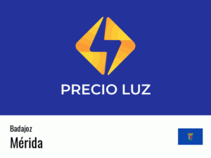 Precio luz hoy horas Mérida