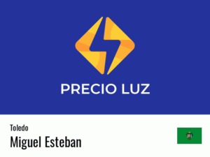 Precio luz hoy horas Miguel Esteban