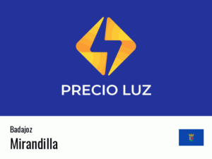 Precio luz hoy horas Mirandilla