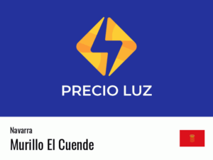 Precio luz hoy horas Murillo El Cuende