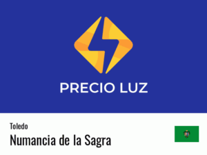 Precio luz hoy horas Numancia de la Sagra