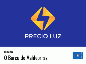 Precio luz hoy horas O Barco de Valdeorras