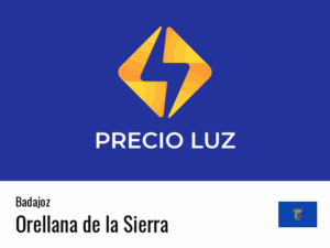 Precio luz hoy horas Orellana de la Sierra