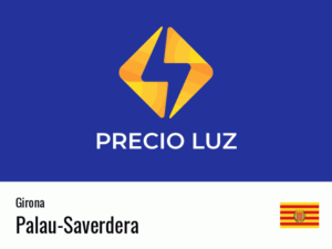 Precio luz hoy horas Palau-Saverdera