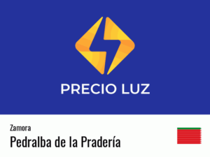 Precio luz hoy horas Pedralba de la Pradería