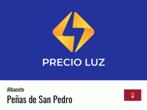 Precio luz hoy horas Peñas de San Pedro