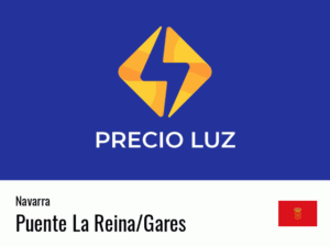 Precio luz hoy horas Puente La Reina/Gares