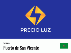Precio luz hoy horas Puerto de San Vicente