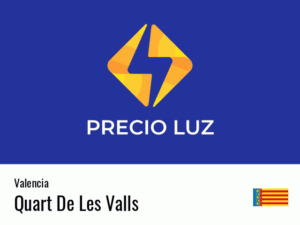 Precio luz hoy horas Quart De Les Valls