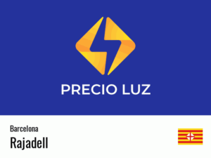Precio luz hoy horas Rajadell