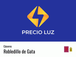 Precio luz hoy horas Robledillo de Gata