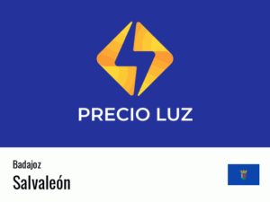 Precio luz hoy horas Salvaleón