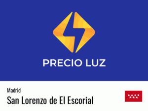 Precio luz hoy horas San Lorenzo de El Escorial