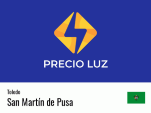 Precio luz hoy horas San Martín de Pusa