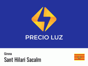 Precio luz hoy horas Sant Hilari Sacalm