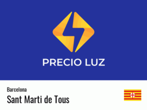 Precio luz hoy horas Sant Marti de Tous