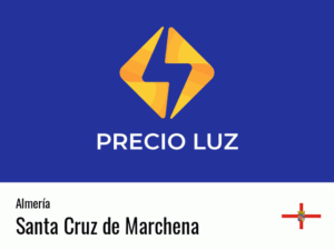Precio luz hoy horas Santa Cruz de Marchena