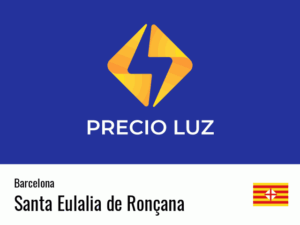 Precio luz hoy horas Santa Eulalia de Ronçana