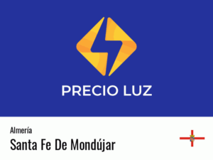 Precio luz hoy horas Santa Fe De Mondújar