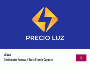 Precio luz hoy horas Santikurutze Kanpezu / Santa Cruz de Campezo