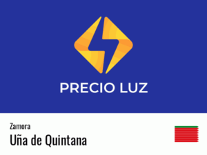 Precio luz hoy horas Uña de Quintana