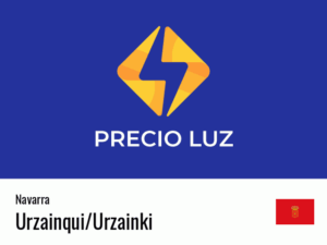 Precio luz hoy horas Urzainqui/Urzainki