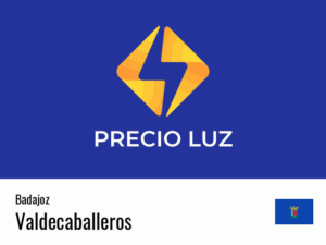 Precio luz hoy horas Valdecaballeros