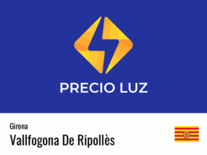 Precio luz hoy horas Vallfogona De Ripollès