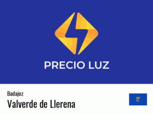 Precio luz hoy horas Valverde de Llerena