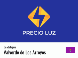 Precio luz hoy horas Valverde de Los Arroyos