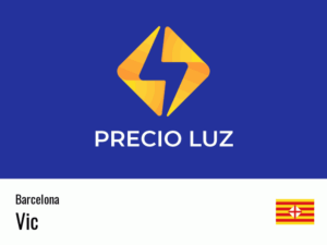 Precio luz hoy horas Vic
