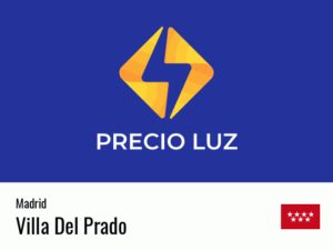 Precio luz hoy horas Villa Del Prado