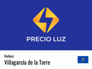 Precio luz hoy horas Villagarcía de la Torre