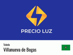 Precio luz hoy horas Villanueva de Bogas
