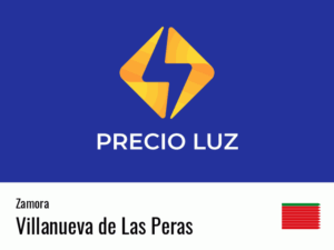 Precio luz hoy horas Villanueva de Las Peras