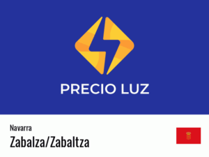 Precio luz hoy horas Zabalza/Zabaltza