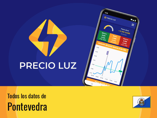 Precio luz hoy Pontevedra
