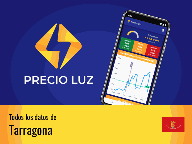 Precio luz hoy Tarragona